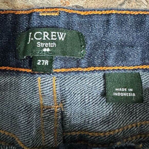 J Crew Matchstick Stretch Jeans Dark Wash Women's Size 27R - Picture 4 of 10